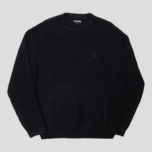 Pass~Port Organic Waffle Knit Sweater - Black