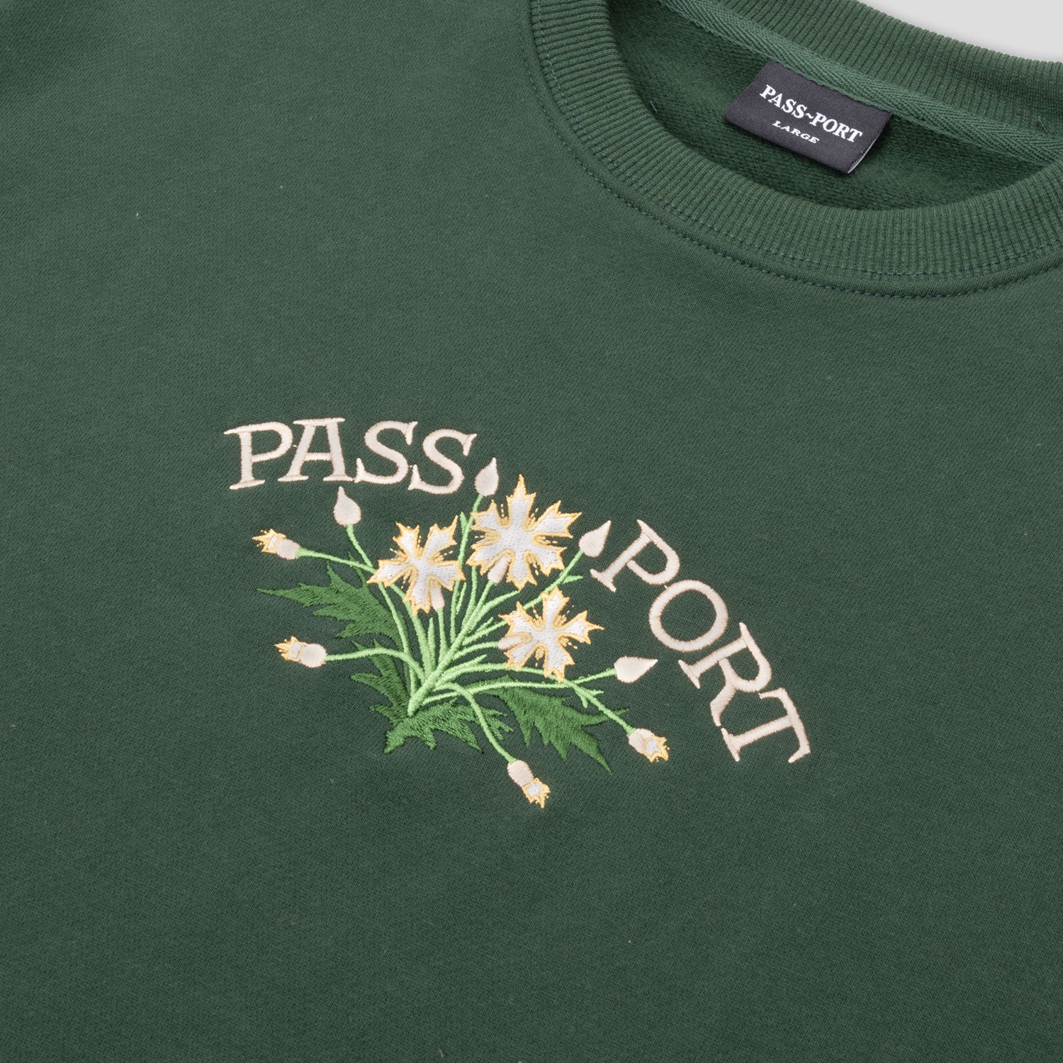 Pass~Port Bloom Organic Sweater - Forest Green