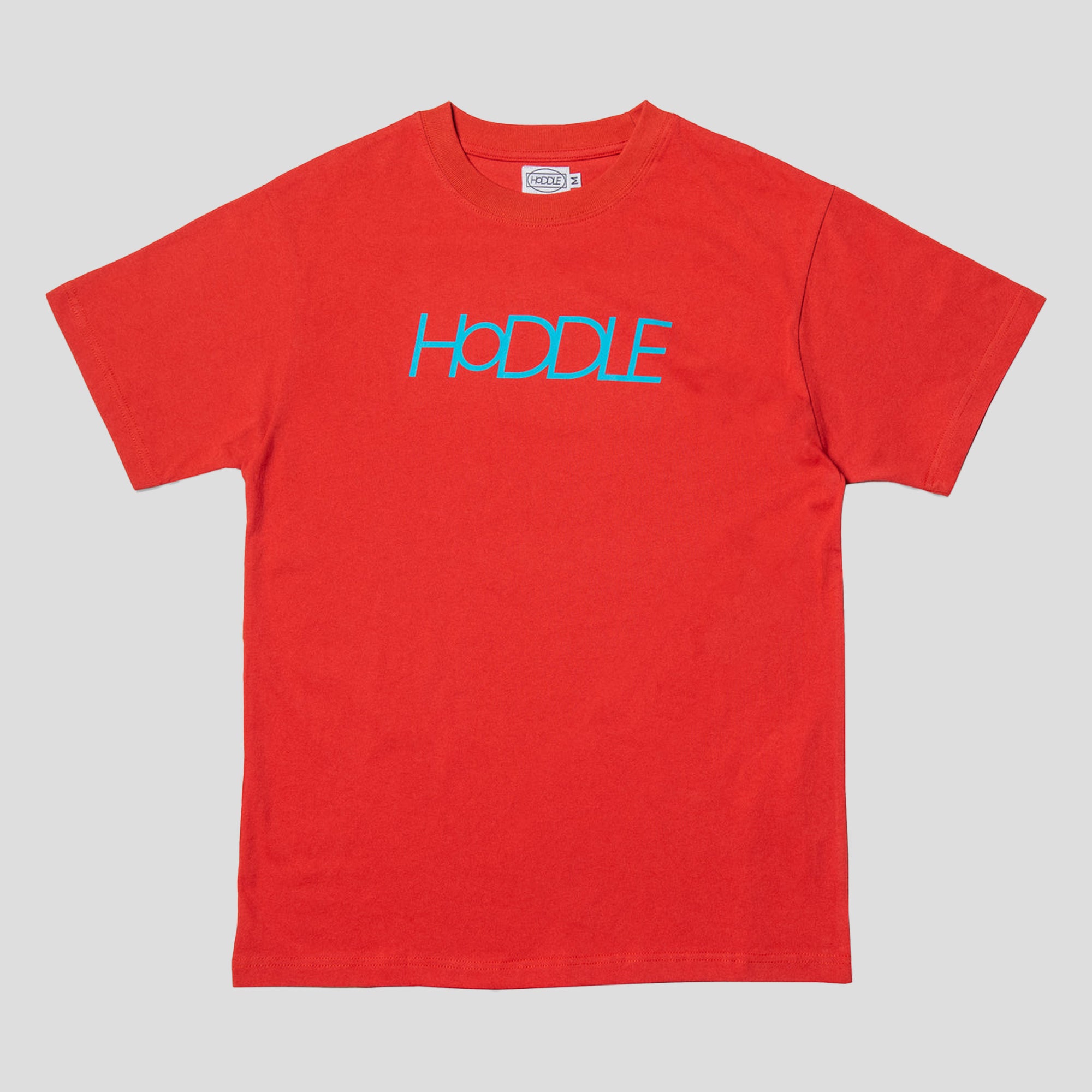 Hoddle Logo Tee - Crimson / Blue