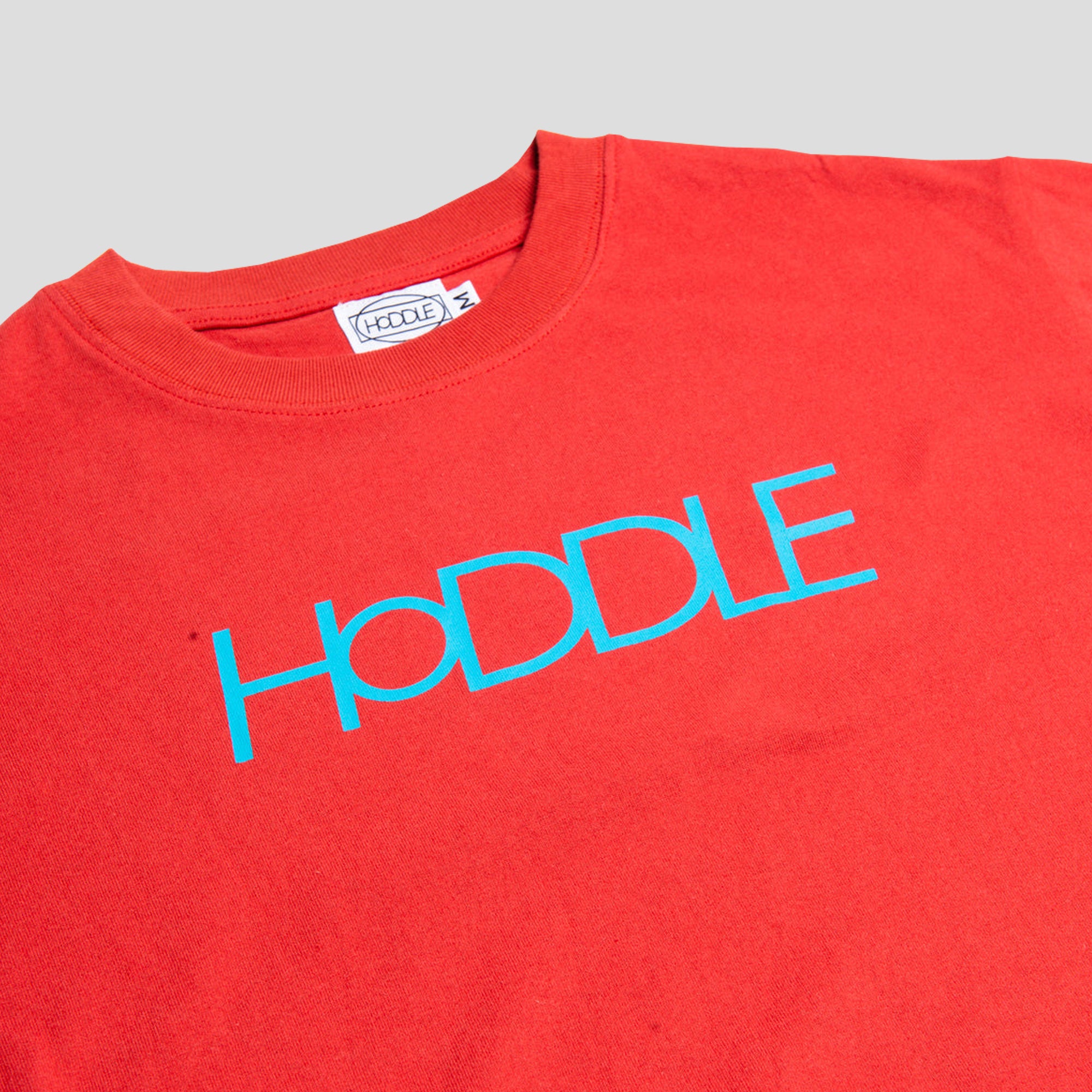 Hoddle Logo Tee - Crimson / Blue