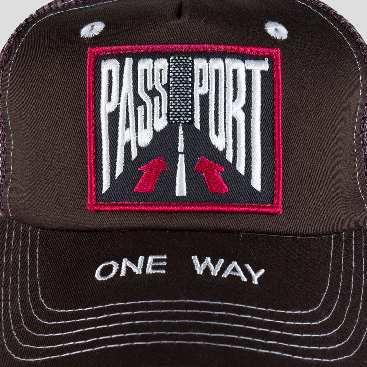 Pass~Port One Way Packers Trucker Cap - Chocolate