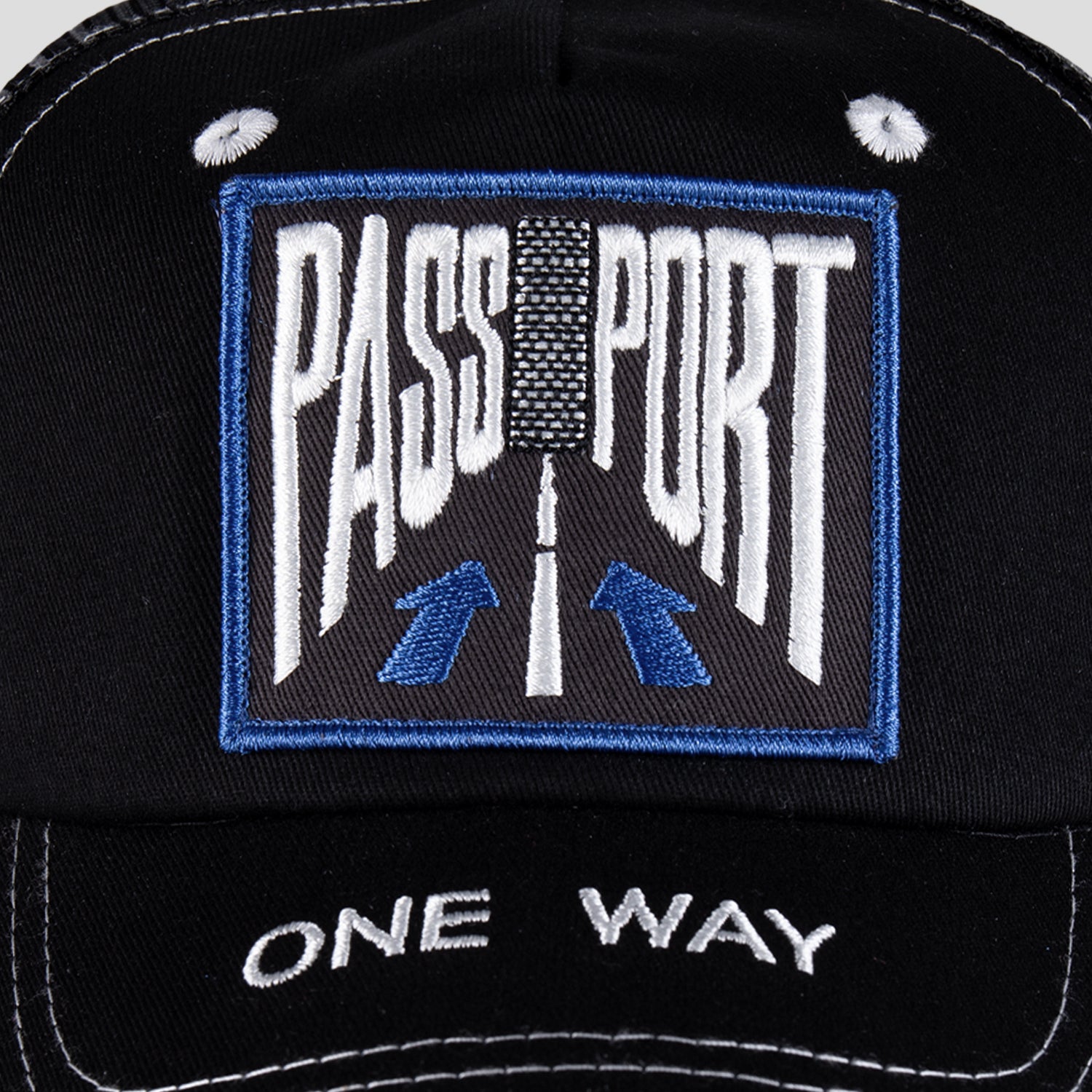 Pass~Port One Way Packers Trucker Cap - Black