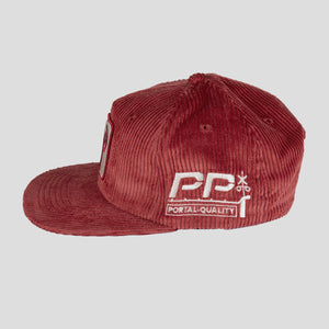 Pass~Port Long Con Workers Cap - Brick Red