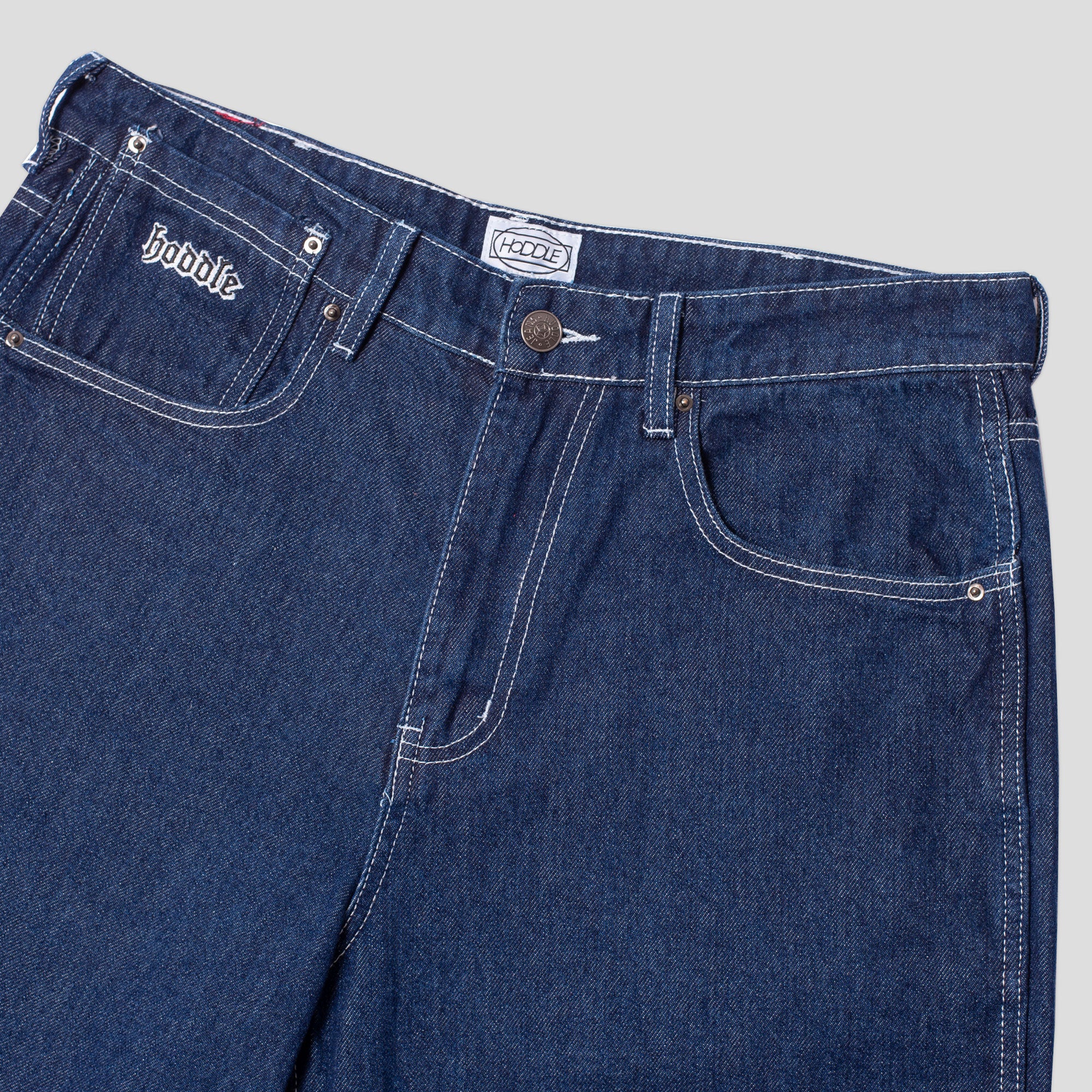 Hoddle 16 Ounce Denim Ranger Jean - Indigo Denim / White Stitch 