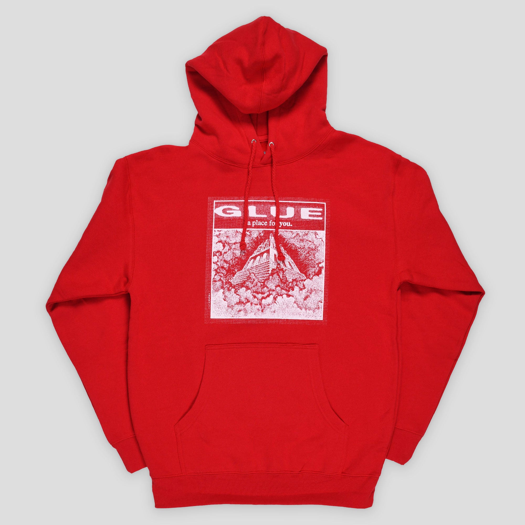 Glue Skateboards A Place For You Hoodie - Red