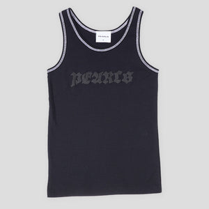 Pearls Gothic Tank - Black