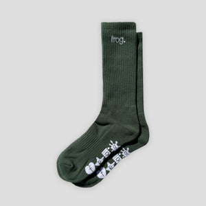 Frog Skateboards Socks - Dark Green