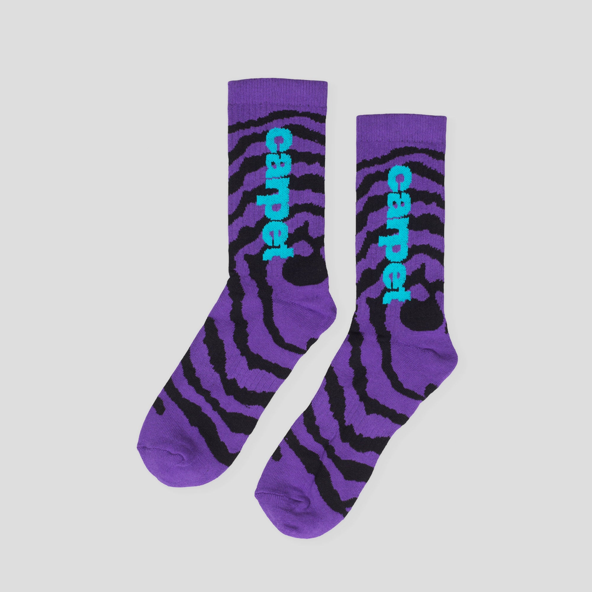 Carpet Company Spiral Sock - Purple