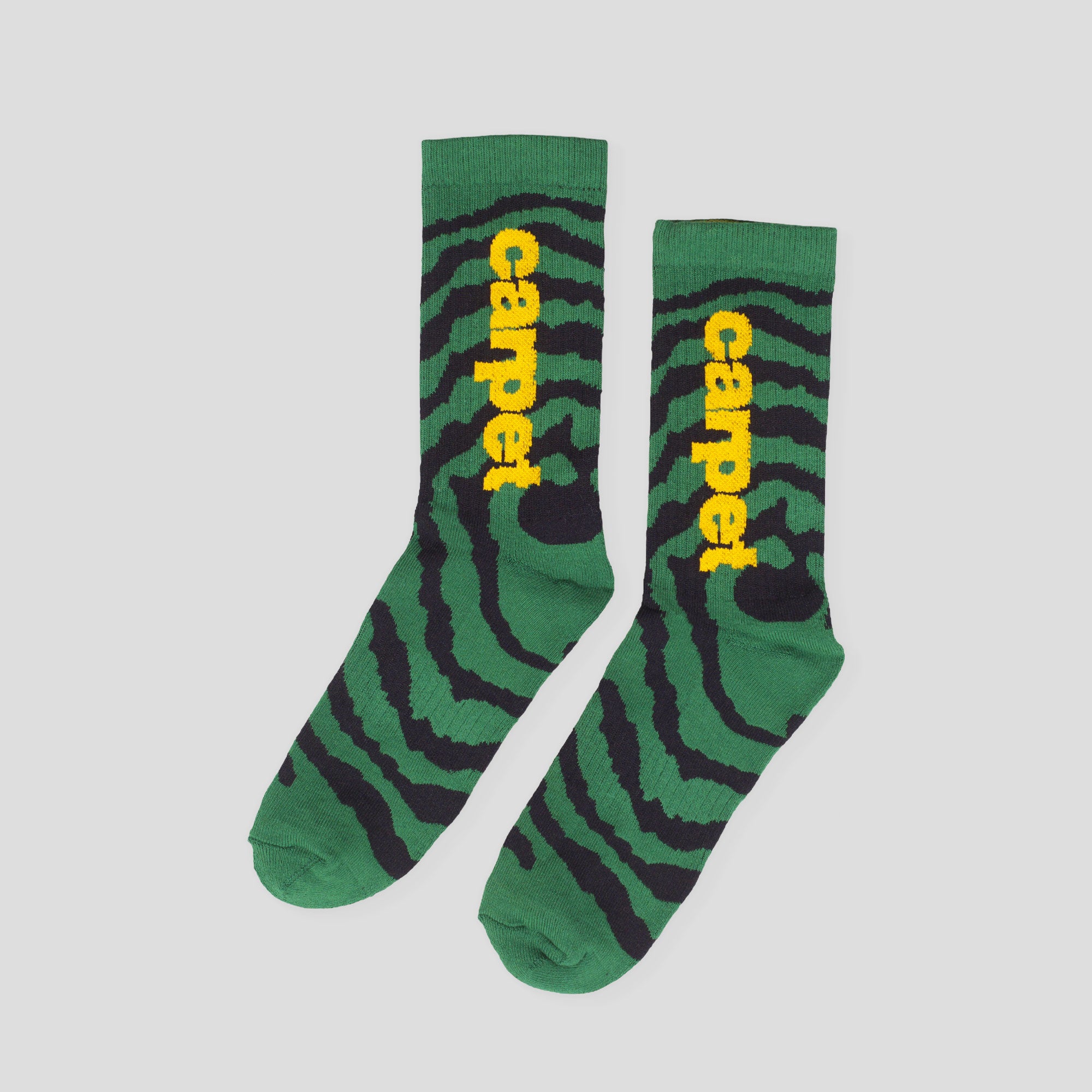 Carpet Company Spiral Sock - Forest Green