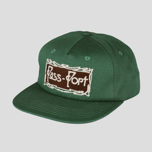Pass~Port Plume Workers Cap - Forest Green