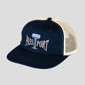 Pass~Port Towers Of Water Trucker Cap - Navy / Cream