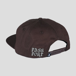 Pass~Port Antler Workers Cap - Chocolate