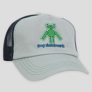 Frog Skateboards Perfect Frog Trucker Cap - Grey / Navy