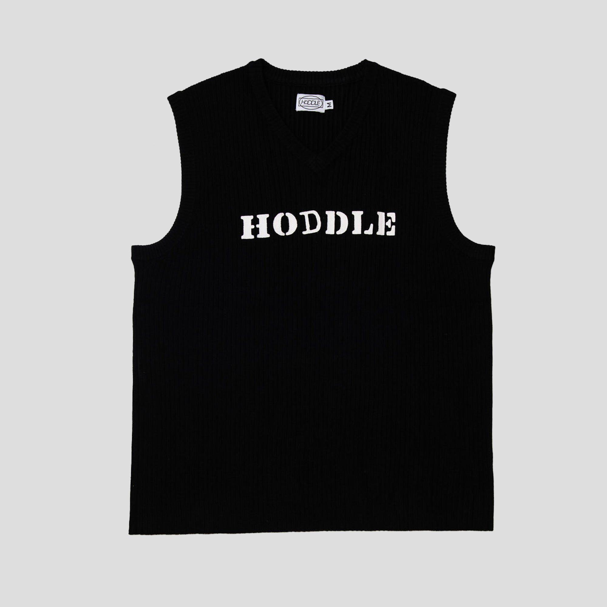 Hoddle Ribbed Vest - Black