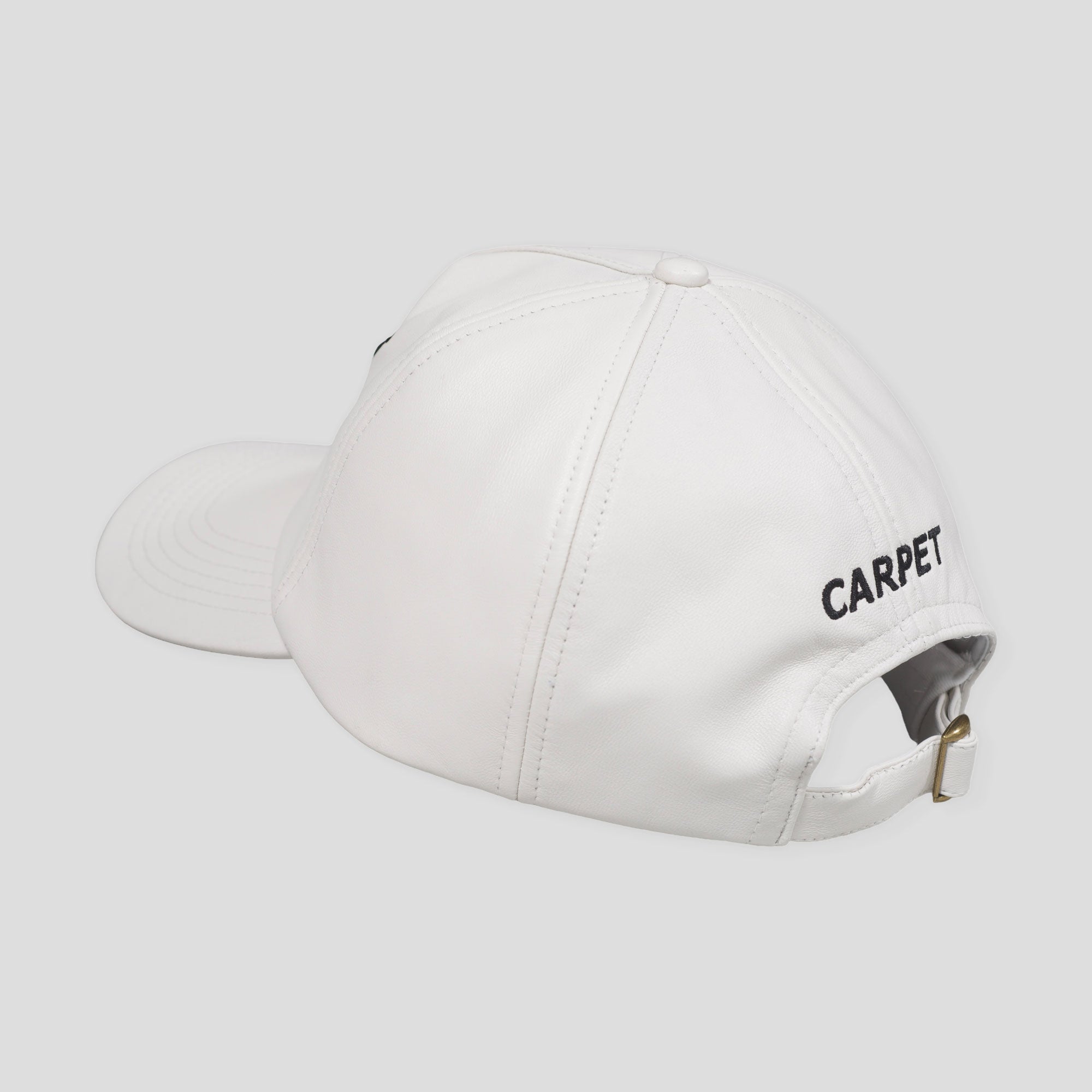 Carpet Company C-Star Leather Cap - White