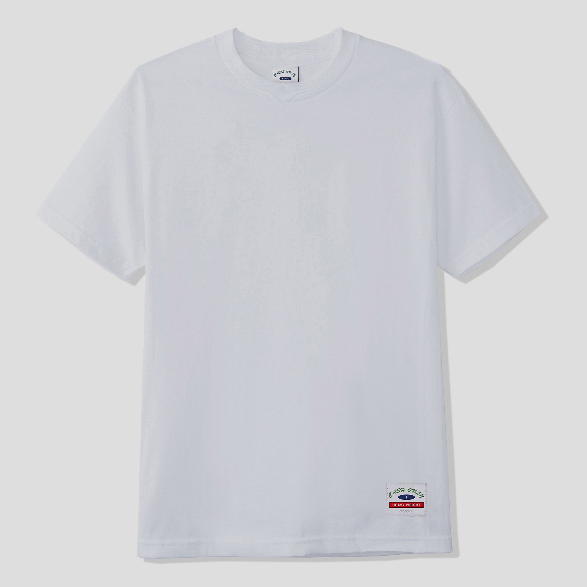 Cash Only Ultra Heavy-Weight Basic Tee - White