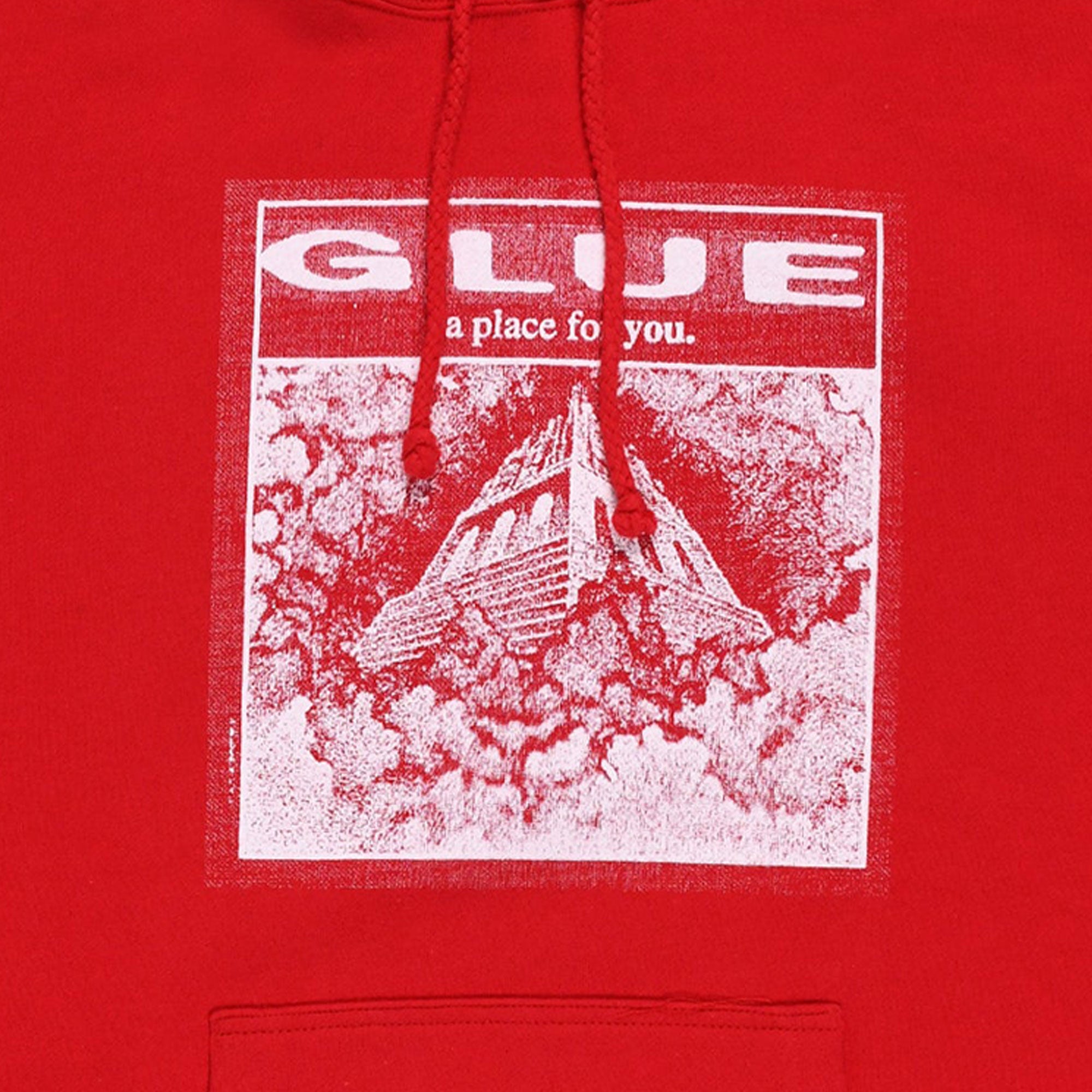 Glue Skateboards A Place For You Hoodie - Red