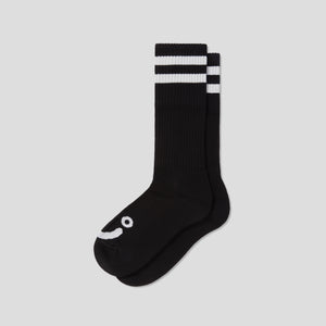 Polar Skate Co. Happy Sad Socks - Black