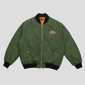 Pass~Port Crystal Embroidery Freight Jacket - Olive