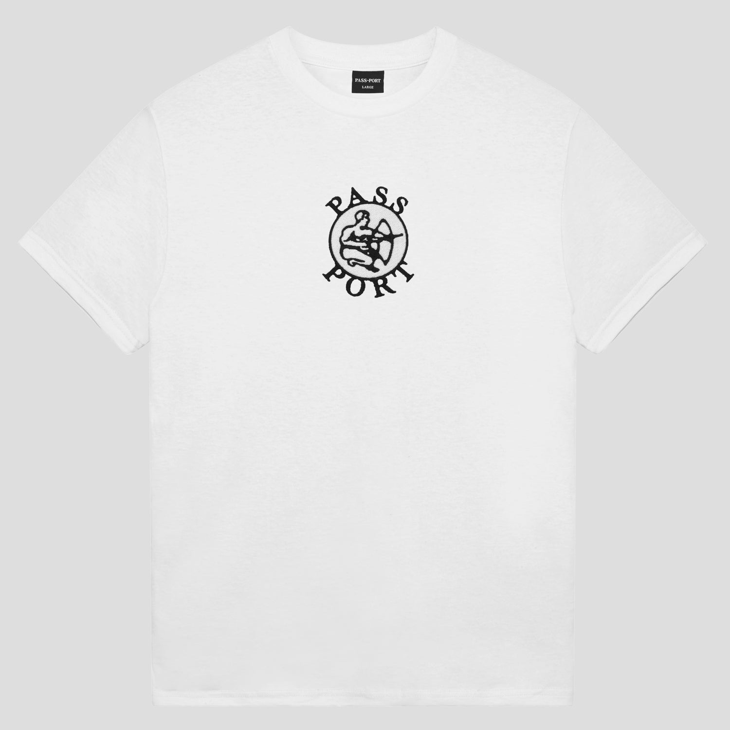 Pass~Port Potters Mark Embroidery Tee - White