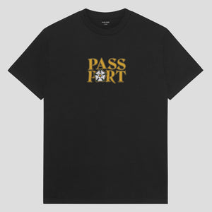 Pass~Port Rosa Embroidery Tee - Black