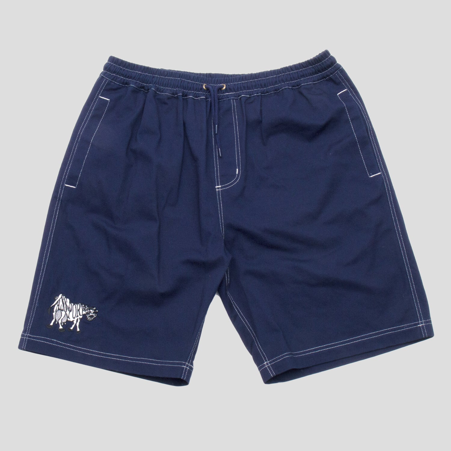 Pass~Port Crying Cow Casual Short - Navy