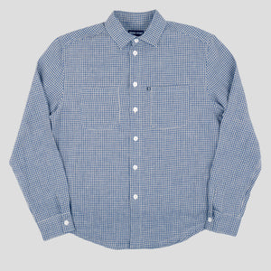 PASS~PORT "WORKERS CHECK" L/S SHIRT NAVY