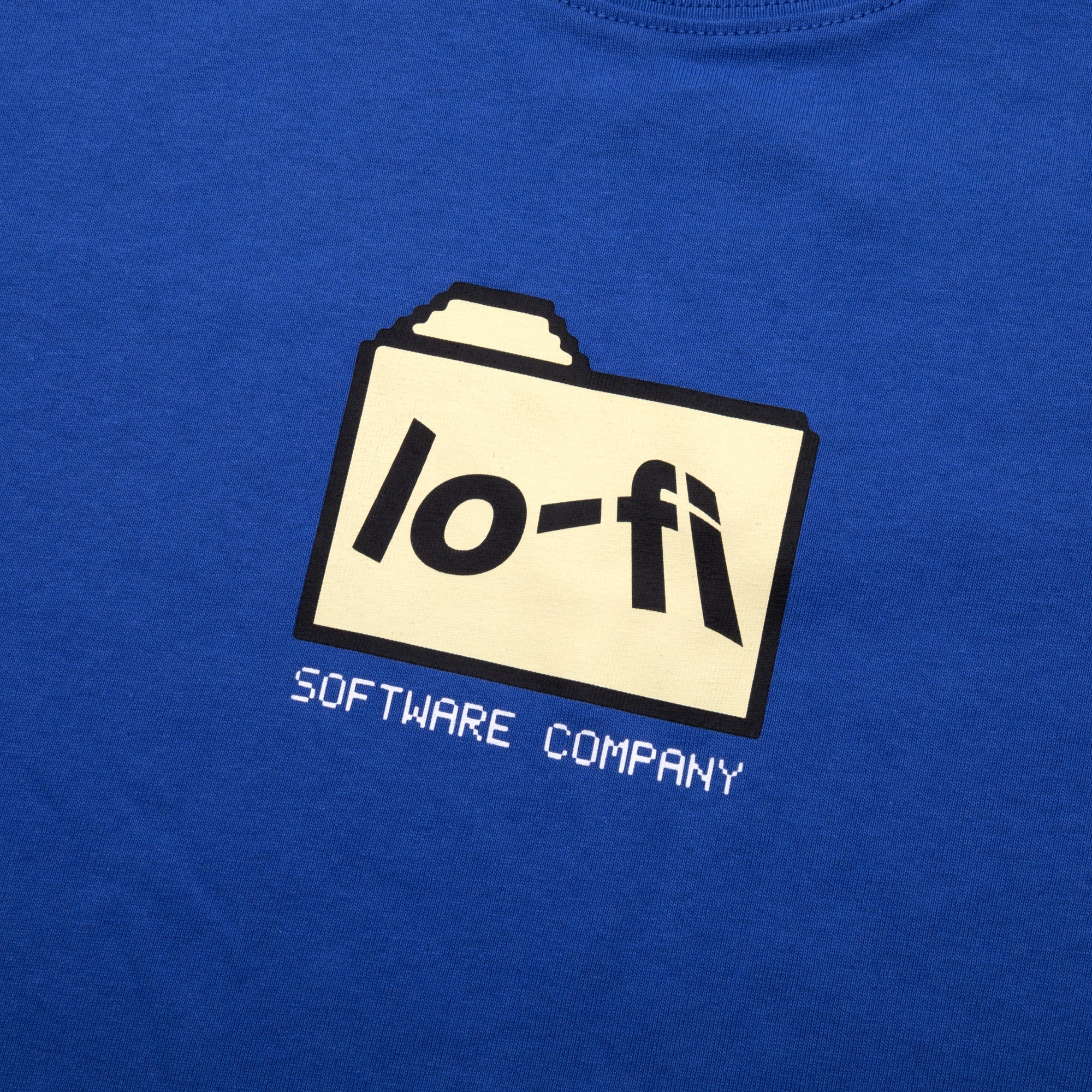 Lo-Fi Folder Logo Tee - Royal Blue