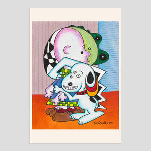 TOBY ZOATES 'CHARLIE BROWN, I LOVE YOU' 2021 - PRINT