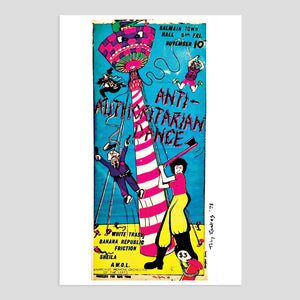 TOBY ZOATES 'ANTI-AUTHORITARIAN DANCE' 1978 - PRINT