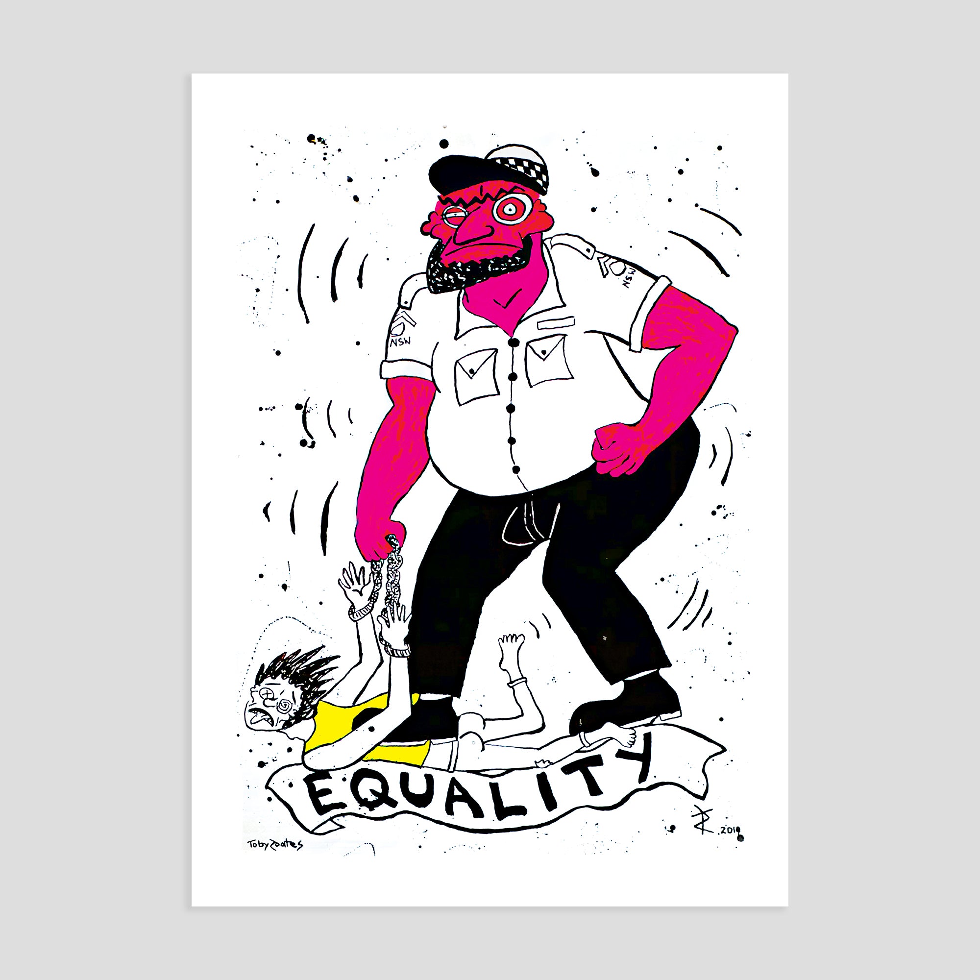TOBY ZOATES 'EQUALITY' 2019 - PRINT