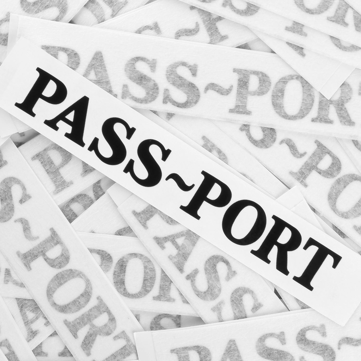 PASS~PORT OFFICIAL DIE CUT STICKERS BLACK – Pass~Port