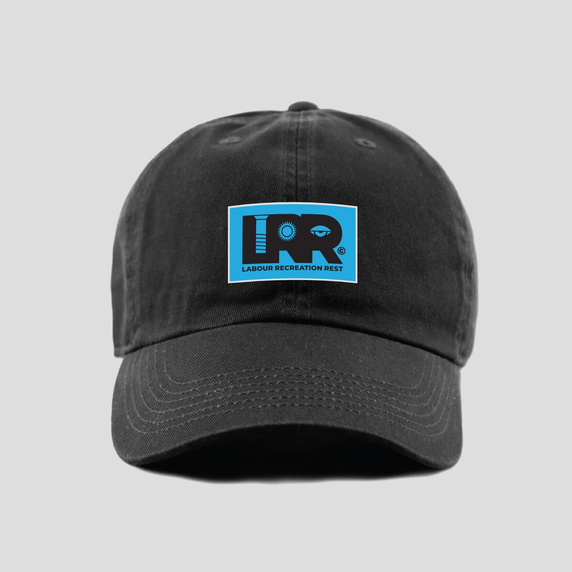 LABOUR RECREATION REST "LRR" CAP BLACK