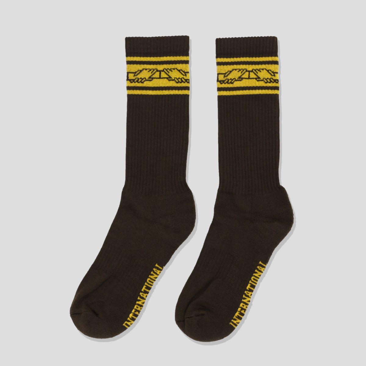 PASS~PORT "INTER SOLID" SOX BROWN