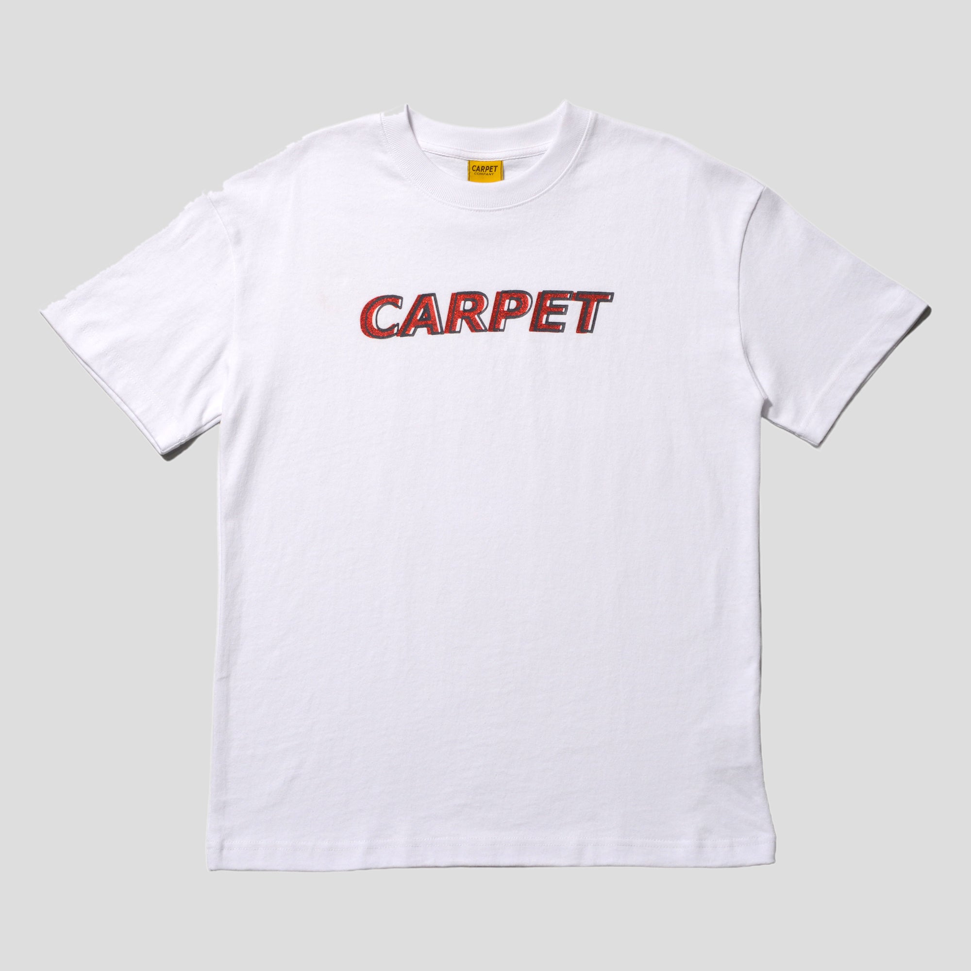 CARPET COMPANY "MISPRINT" TEE WHITE