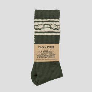 PASS~PORT "INTER SOLID" SOX FOREST GREEN