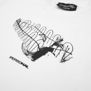 PERSONAL "GRAVE" TEE WHITE