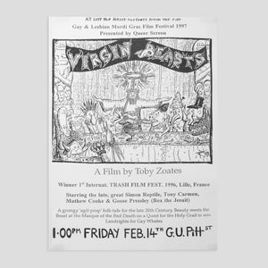 TOBY ZOATES 'VIRGIN BEAST LAST SUPPER' 1987 - PRINT