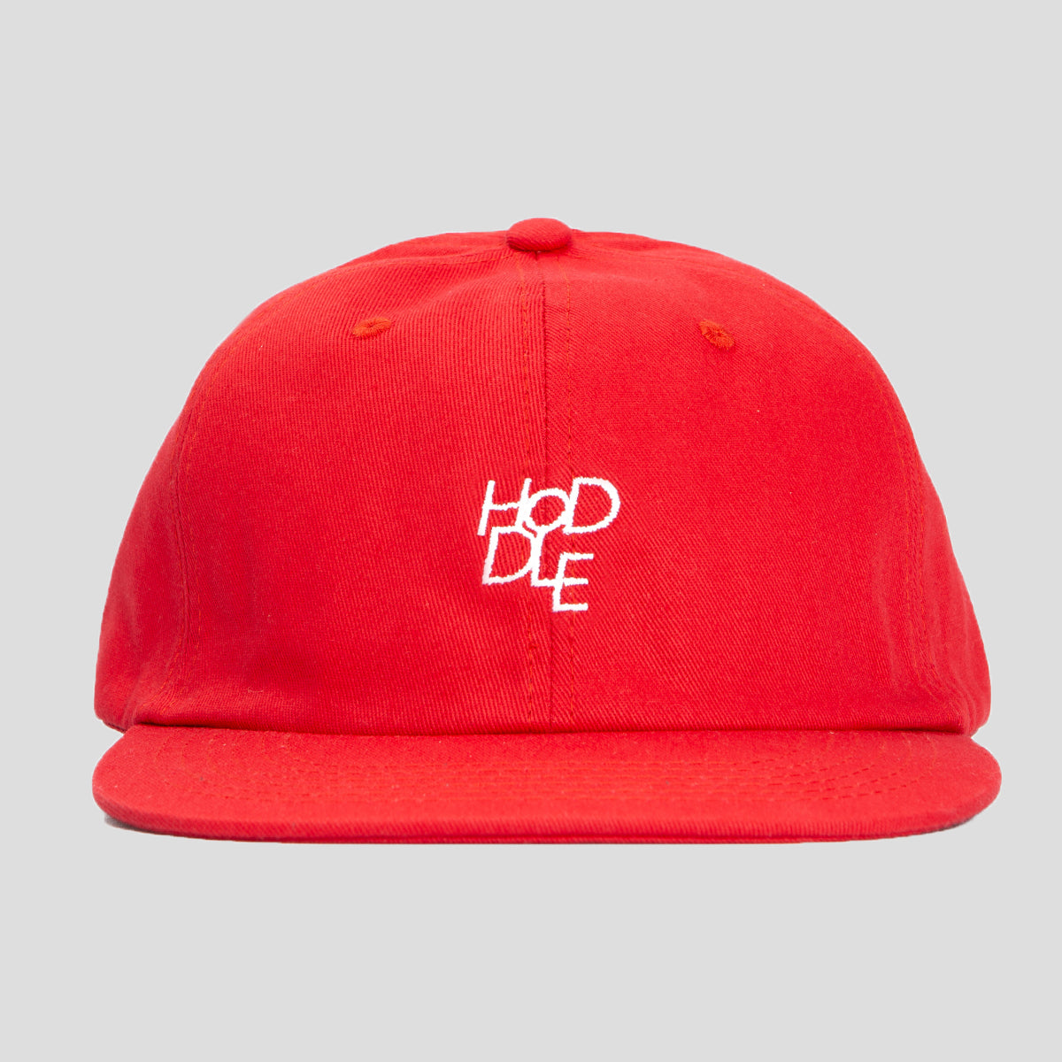 HODDLE "LOGO" CAP RED