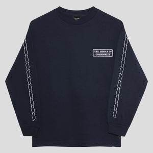 PASS~PORT "WHOLE OF COMMUNITY" L/S TEE NAVY