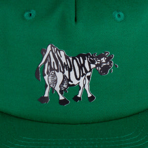 Pass~Port Crying Cow 5 Panel Cap - Kelly Green
