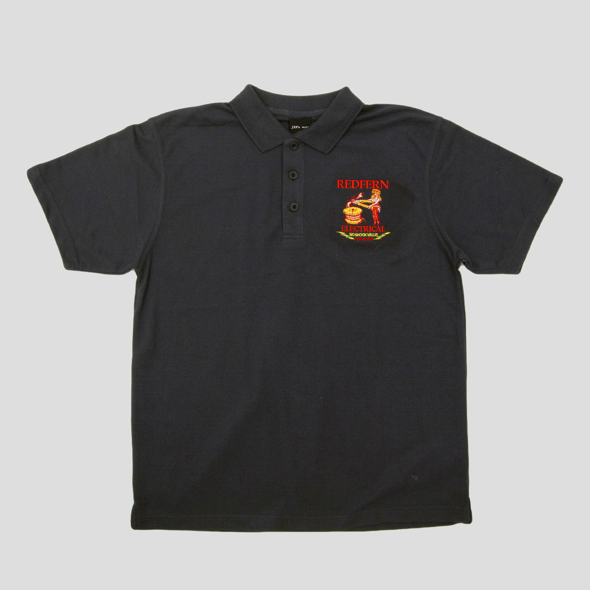 REDFERN ELECTRICAL "NO SHOCK VALUE" POLO CHARCOAL
