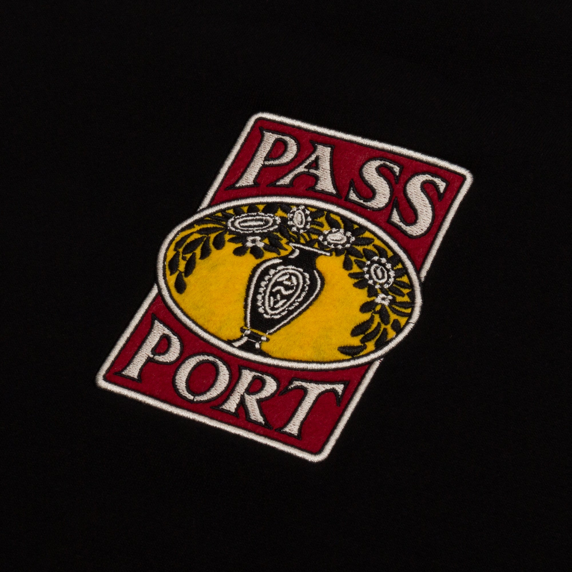 PASS~PORT "VASE" SWEATER BLACK