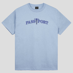 Pass~Port Corkscrew Tee - Stonewash Blue