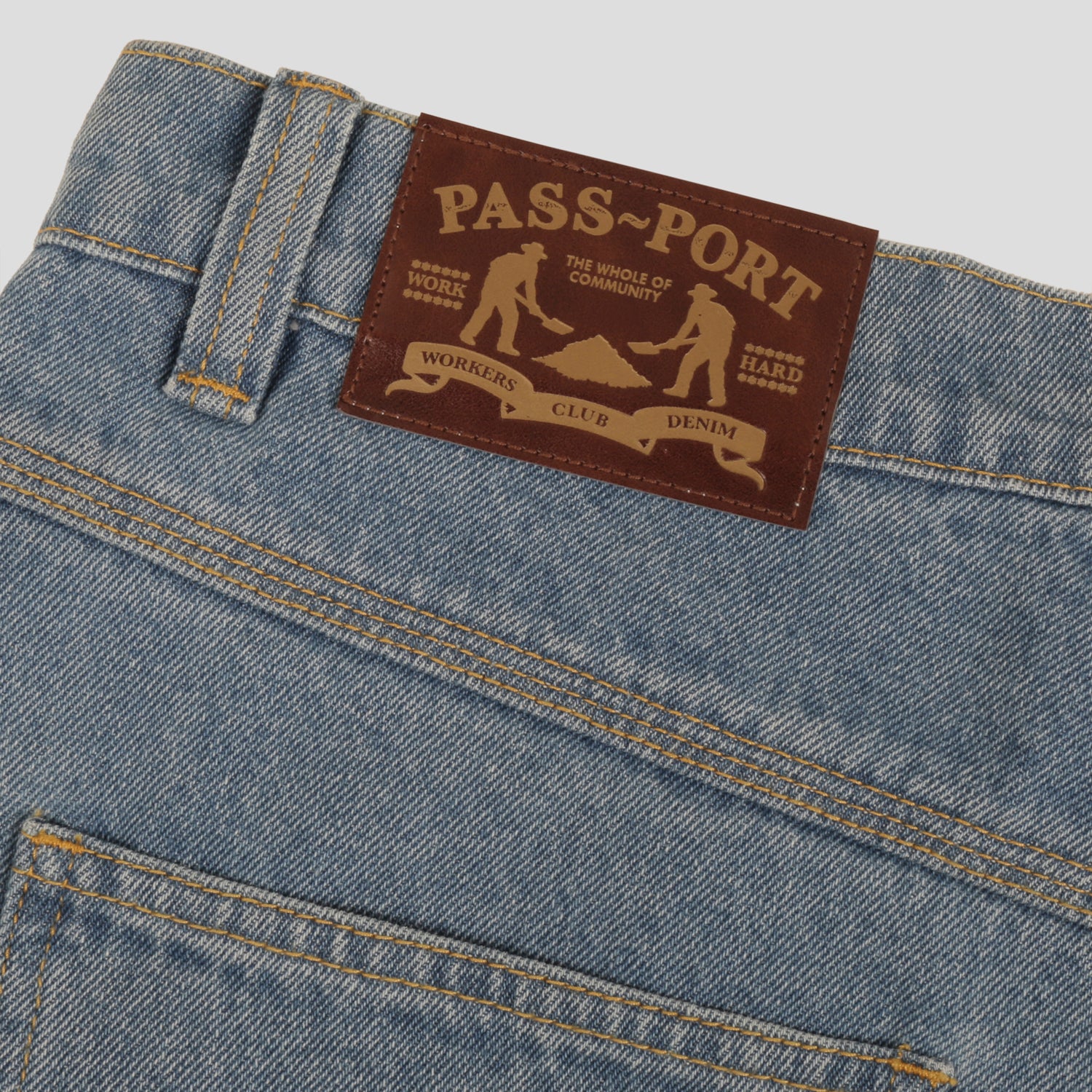 Pass~Port Workers Club Denim Jean - Washed Light Blue