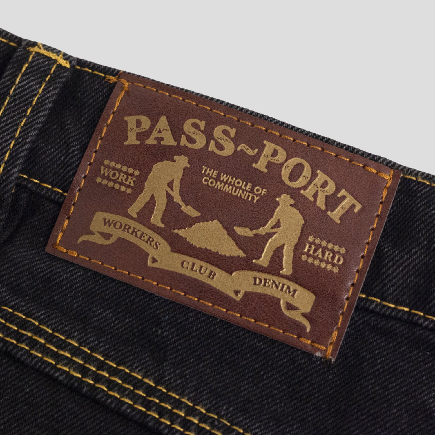 Pass~Port Workers Club Denim Jean - Washed Black